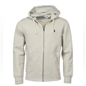 Polo Ralph Lauren  grey zip up hoodie (worn once)